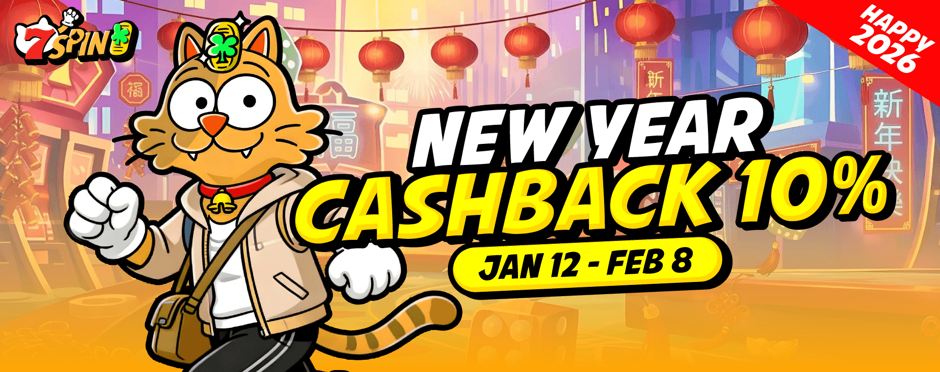 New Year Cashback 10%