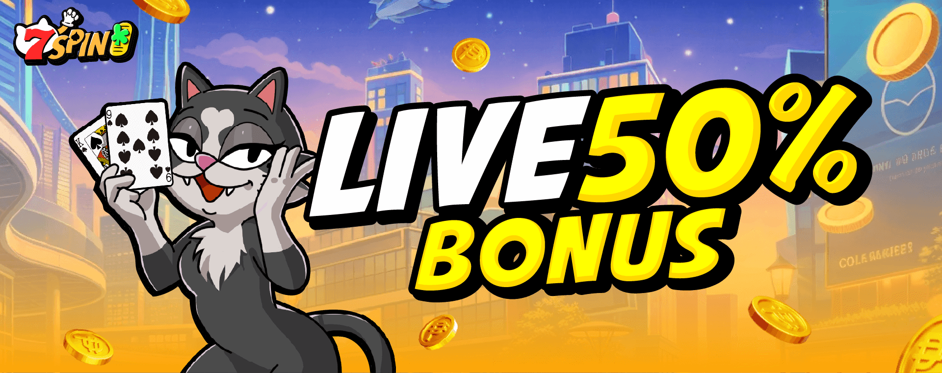 Live 50% Bonus